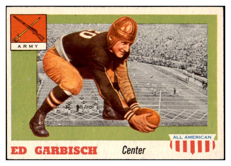 1955 Topps Football #044 Ed Garbisch Army NR-MT 486513