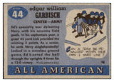 1955 Topps Football #044 Ed Garbisch Army EX+/EX-MT 486515