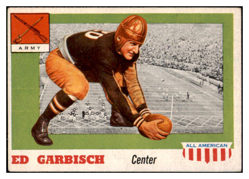 1955 Topps Football #044 Ed Garbisch Army VG-EX 486517