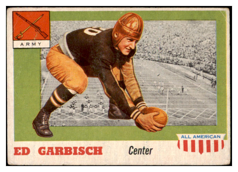 1955 Topps Football #044 Ed Garbisch Army VG 486518