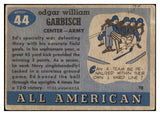 1955 Topps Football #044 Ed Garbisch Army VG 486518