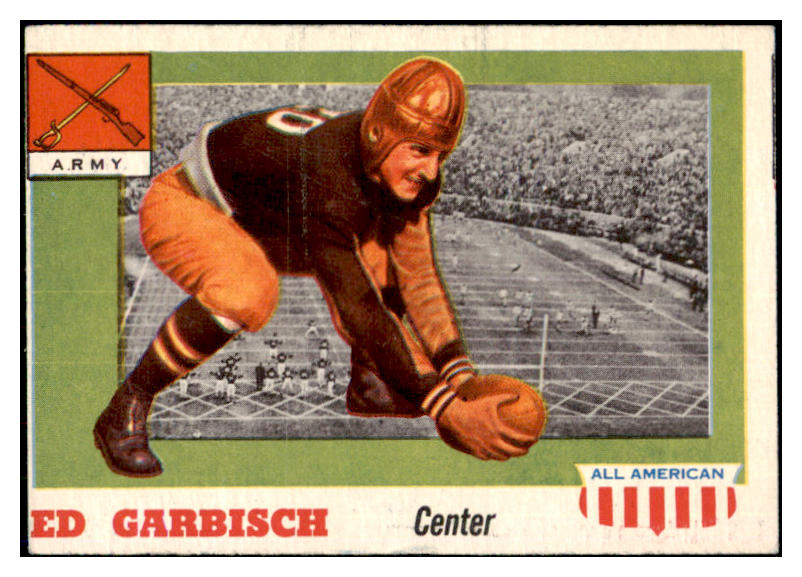 1955 Topps Football #044 Ed Garbisch Army EX 486522