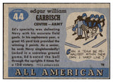 1955 Topps Football #044 Ed Garbisch Army EX 486522