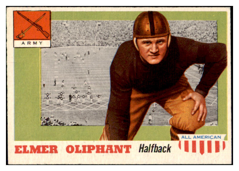 1955 Topps Football #045 Elmer Oliphant Army EX-MT 486524