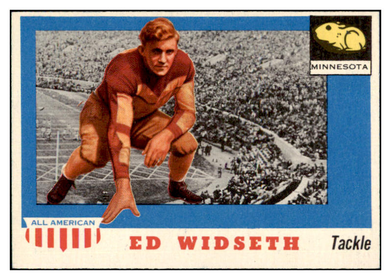 1955 Topps Football #048 Ed Widseth Minnesota NR-MT 486529
