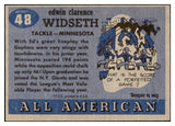 1955 Topps Football #048 Ed Widseth Minnesota NR-MT 486529