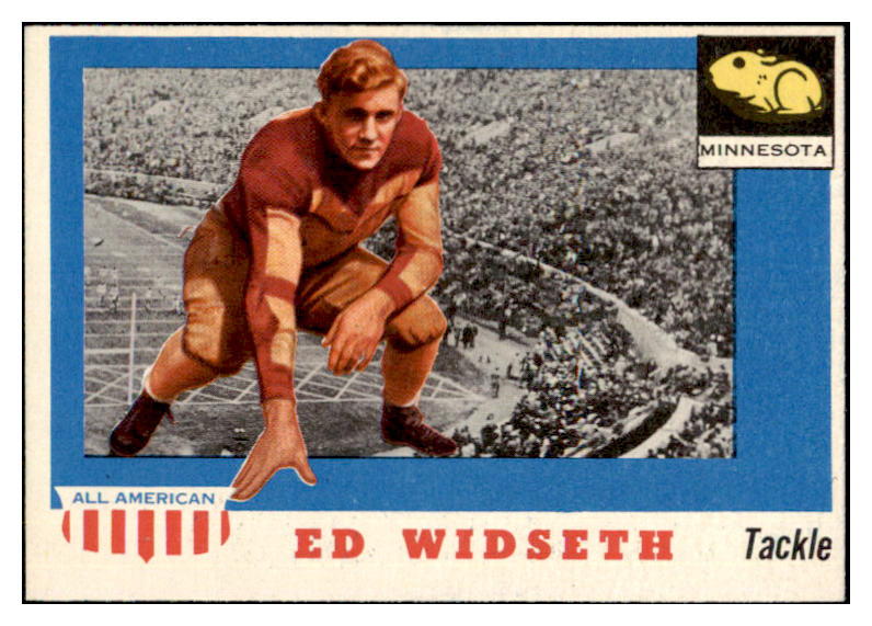 1955 Topps Football #048 Ed Widseth Minnesota NR-MT 486530