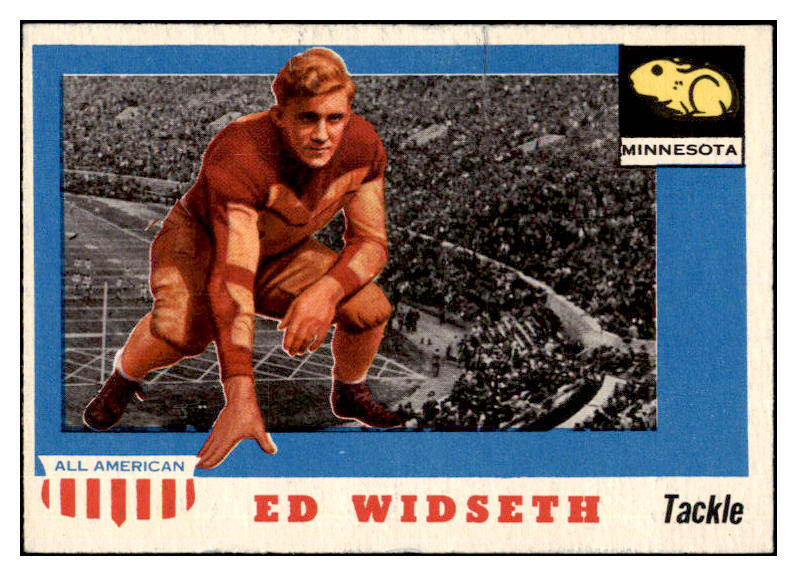 1955 Topps Football #048 Ed Widseth Minnesota NR-MT 486531