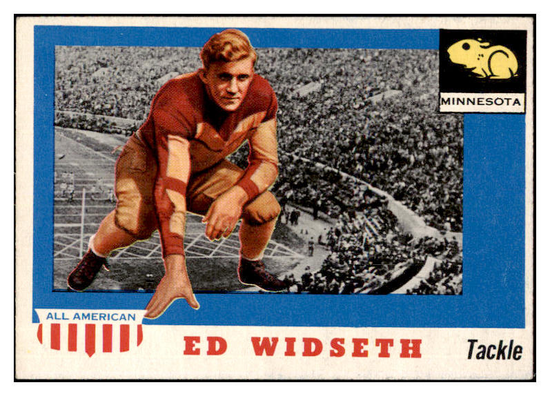 1955 Topps Football #048 Ed Widseth Minnesota EX-MT 486532