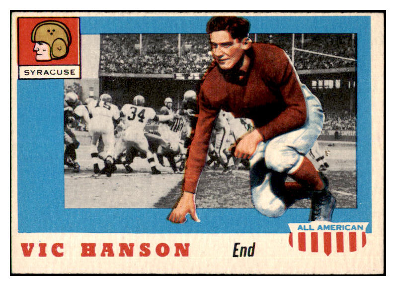 1955 Topps Football #057 Vic Hanson Syracuse EX-MT 486542