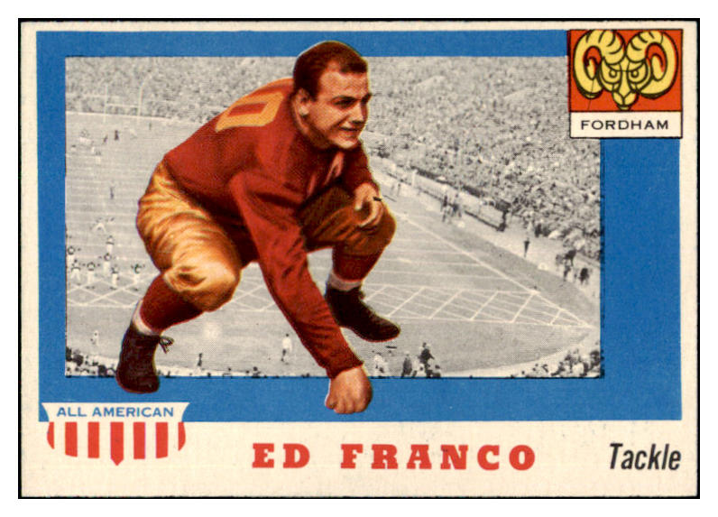 1955 Topps Football #058 Ed Franco Fordham NR-MT 486543