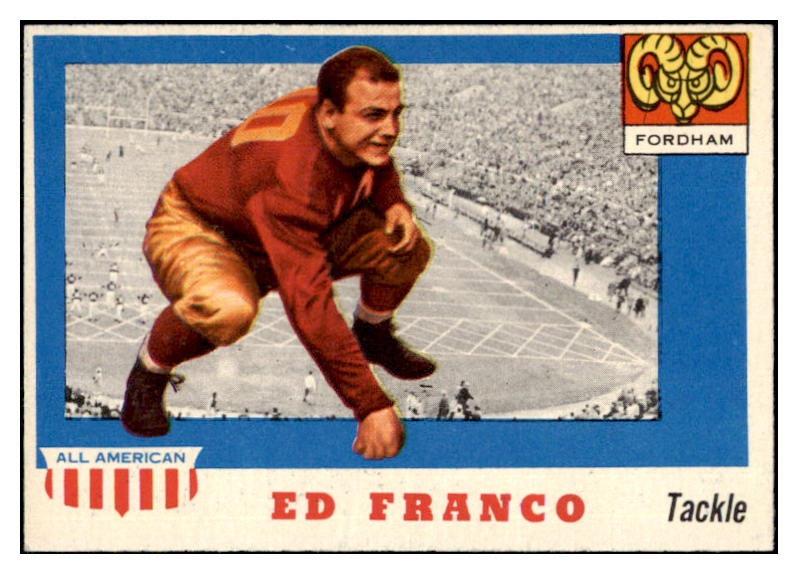 1955 Topps Football #058 Ed Franco Fordham NR-MT 486544