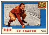 1955 Topps Football #058 Ed Franco Fordham NR-MT 486544