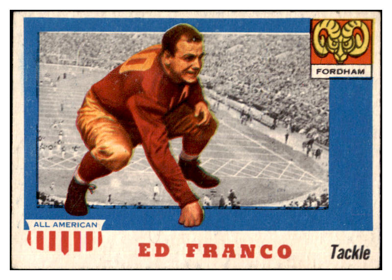 1955 Topps Football #058 Ed Franco Fordham EX-MT 486545