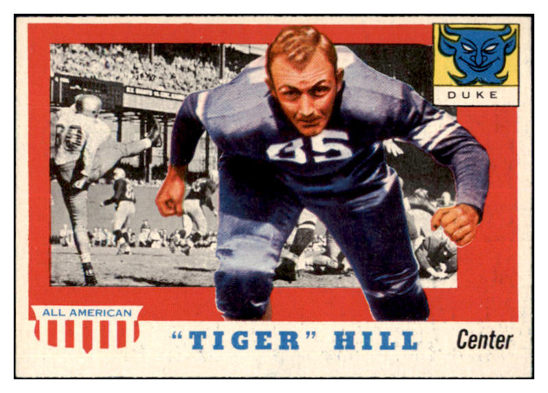 1955 Topps Football #060 Tiger Hill Duke NR-MT 486548