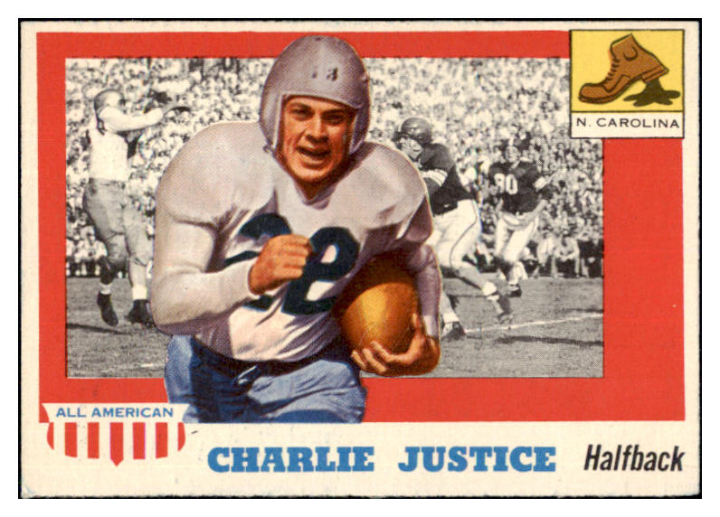 1955 Topps Football #063 Charlie Justice North Carolina VG-EX 486557