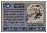 1955 Topps Football #064 Benny Friedman Michigan NR-MT 486559