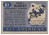 1955 Topps Football #067 Frankie Albert Stanford EX-MT 486568