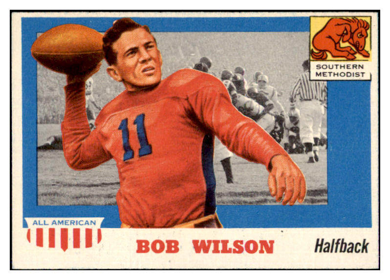 1955 Topps Football #071 Bob Wilson SMU NR-MT 486574