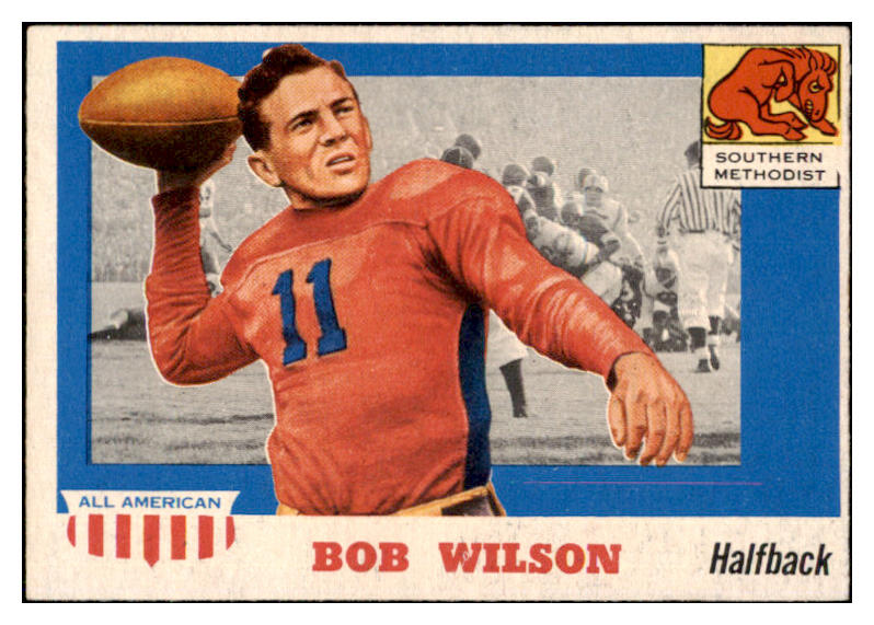 1955 Topps Football #071 Bob Wilson SMU EX-MT 486577