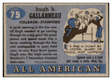 1955 Topps Football #075 Hugh Gallarneau Stanford VG-EX 486593