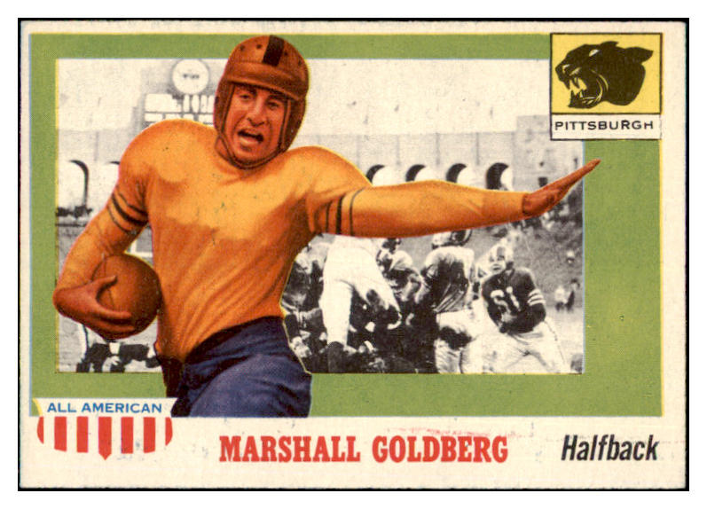 1955 Topps Football #089 Marshall Goldberg Pittsburgh EX-MT 486619