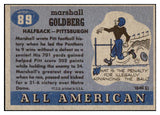 1955 Topps Football #089 Marshall Goldberg Pittsburgh EX-MT 486619