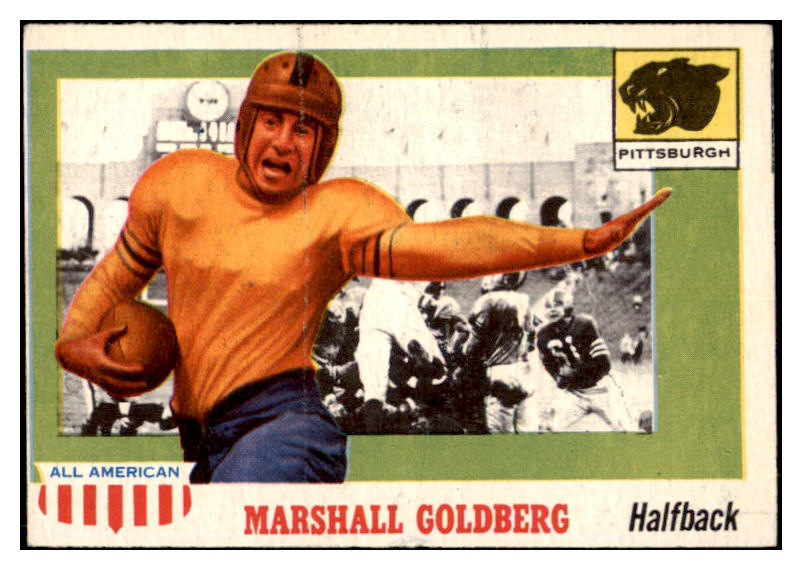 1955 Topps Football #089 Marshall Goldberg Pittsburgh EX 486620