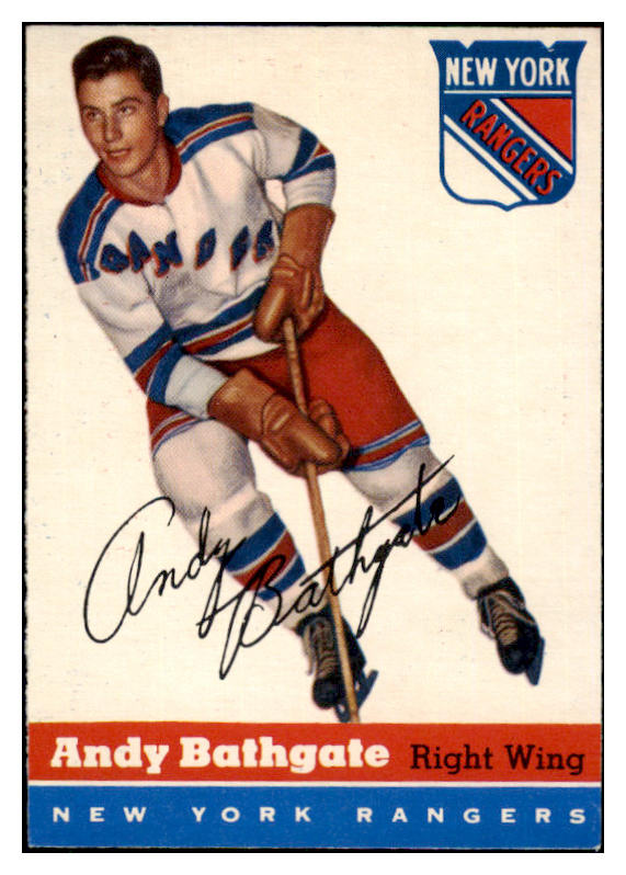 1954 Topps Hockey #011 Andy Bathgate Rangers NR-MT 486634