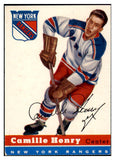 1954 Topps Hockey #032 Camille Henry Rangers EX 486661