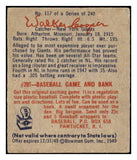 1949 Bowman Baseball #117 Walker Cooper Giants VG 486678