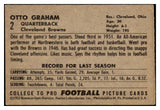 1952 Bowman Large Football #002 Otto Graham Browns EX 486716