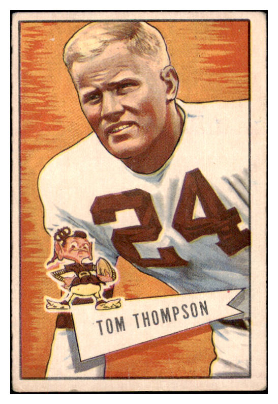 1952 Bowman Large Football #026 Tommy Thompson Browns VG-EX 486734