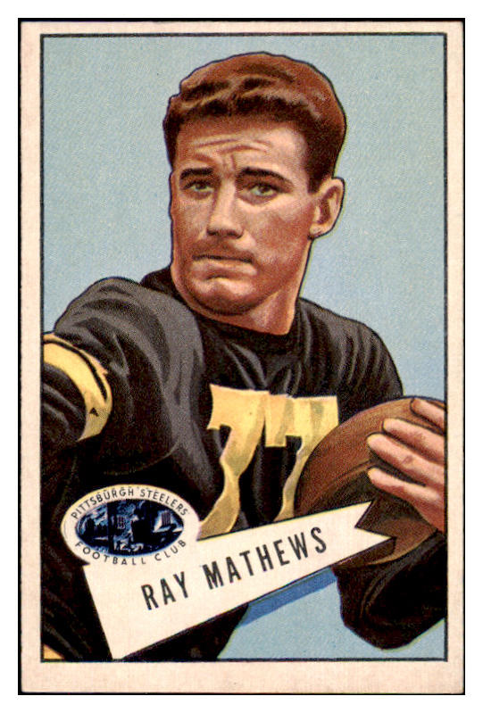 1952 Bowman Large Football #032 Ray Mathews Steelers EX-MT 486739