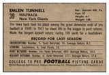 1952 Bowman Large Football #039 Emlen Tunnell Giants EX-MT 486746