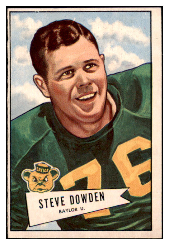 1952 Bowman Large Football #040 Steve Dowden Packers EX-MT 486748
