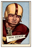 1952 Bowman Large Football #068 Wayne Robinson Eagles EX 486769