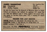 1952 Bowman Large Football #069 James Hammond Texans EX 486770