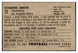 1952 Bowman Large Football #073 Vitamin Smith Rams VG-EX 486774