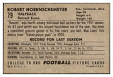 1952 Bowman Large Football #079 Bob Hoernschemeyer Lions EX-MT 486779