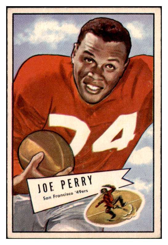 1952 Bowman Large Football #083 Joe Perry 49ers EX 486783