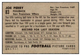 1952 Bowman Large Football #083 Joe Perry 49ers EX 486783