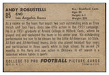 1952 Bowman Large Football #085 Andy Robustelli Rams EX 486785