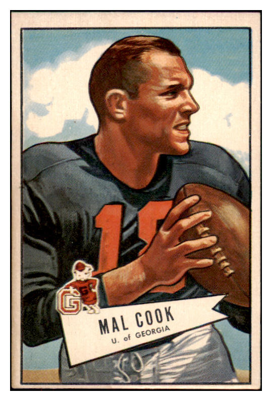 1952 Bowman Large Football #087 Mal Cook Cardinals EX 486789