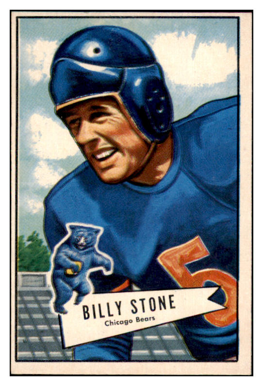 1952 Bowman Large Football #088 Billy Stone Bears EX-MT 486791