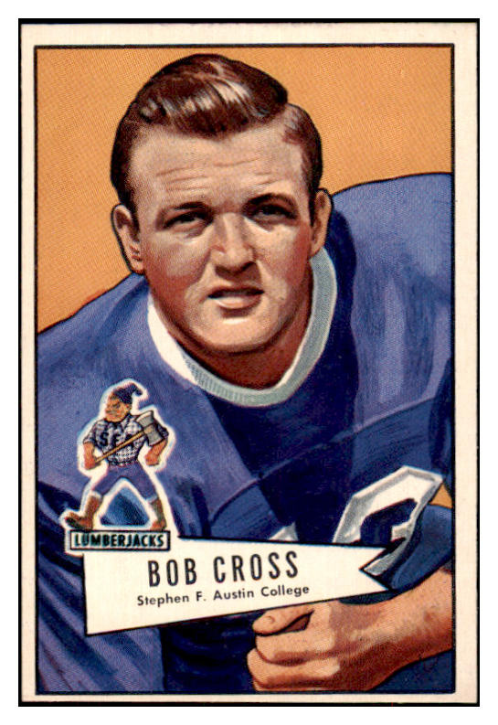 1952 Bowman Large Football #102 Bobby Cross Bears EX-MT 486806