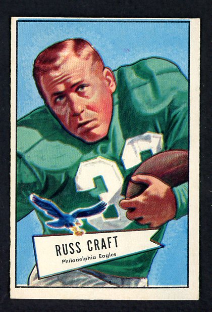 1952 Bowman Large Football #116 Russ Craft Eagles EX 486819
