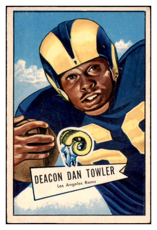 1952 Bowman Large Football #120 Dan Towler Rams EX 486824