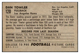 1952 Bowman Large Football #120 Dan Towler Rams EX 486824