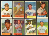 1954 Bowman Baseball Set Lower Grade Mantle Mays Berra 486859